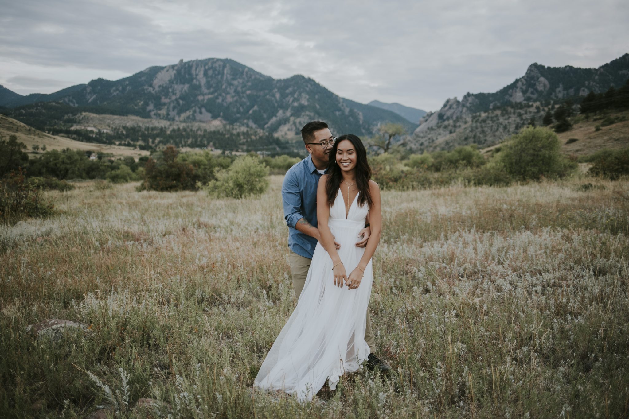 Colorado engagement, colorado engagement pictures, colorado engagement photos, denver engagement photos downtown, denver engagement photos, denver engagement photos parks, denver engagement session, boulder, south mesa trail, south mesa trailhead, eldorado springs, vietnamese