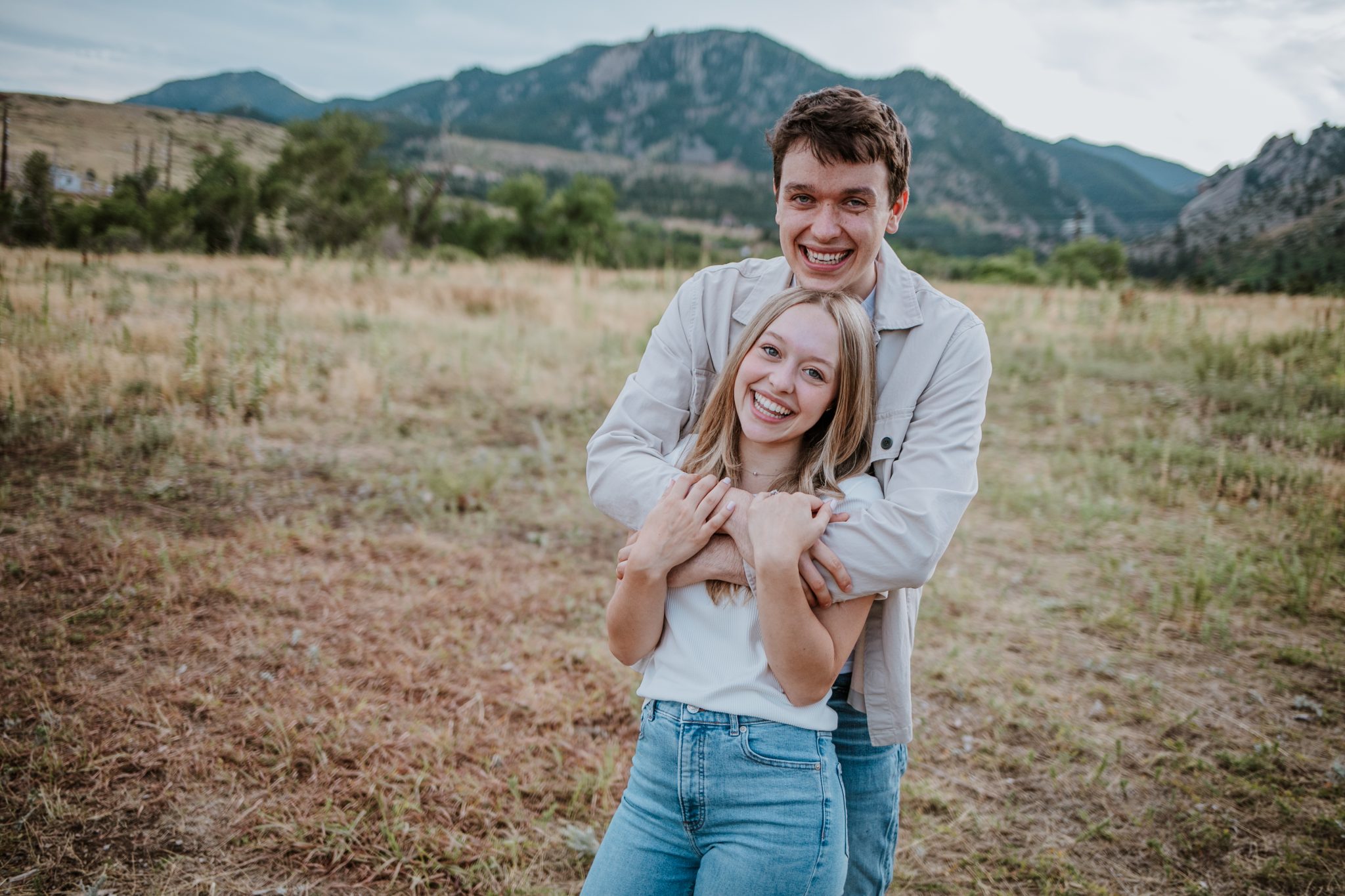 boulder, colorado, engagement, photos, photography, photographer, south mesa trail, Chautauqua, flatirons, denver, fall, summer, meadow, mountains