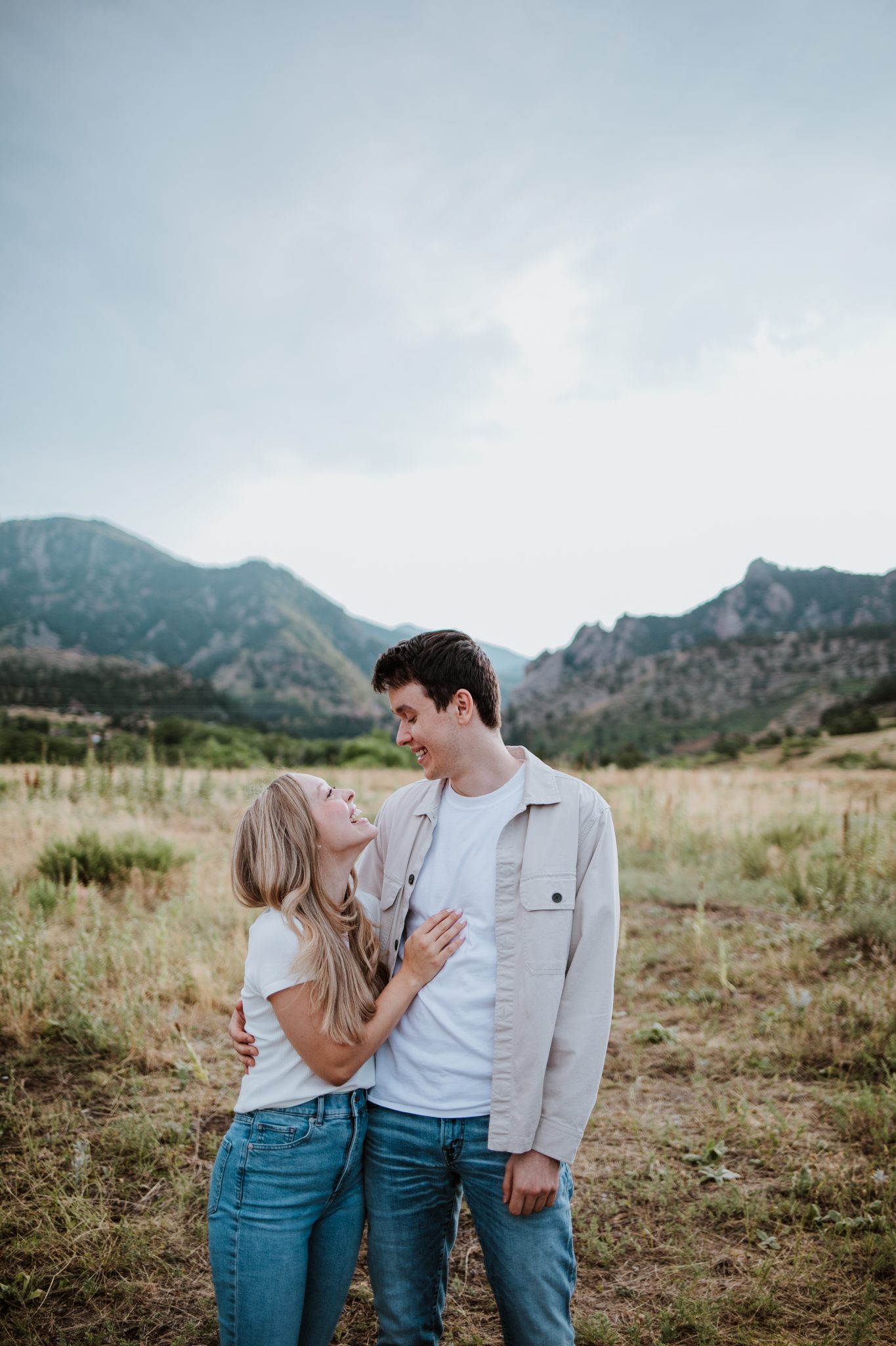 boulder, colorado, engagement, photos, photography, photographer, south mesa trail, Chautauqua, flatirons, denver, fall, summer, meadow, mountains